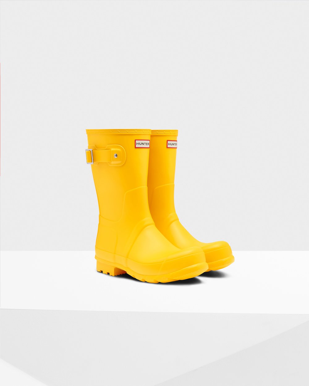 Mens Hunter Short Rain Boots Yellow - Original - 4810573-LU